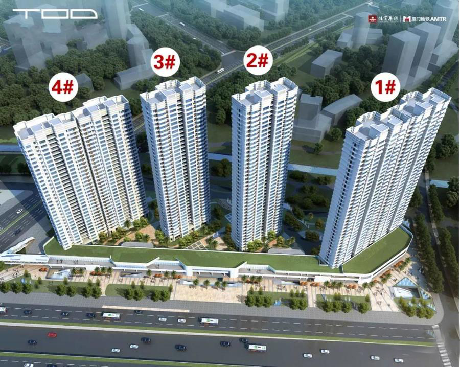 水晶地铁公元：厦门首个地铁TOD开发模式住宅，地理优势与丰富资源的完美结合-厦门有房子